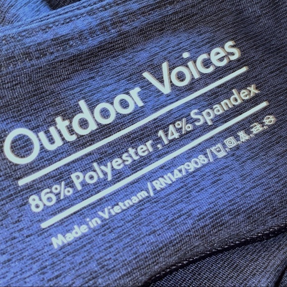 Outdoor Voices | Warm Up 7/8 Blue Leggings Small - Picture 15 of 16